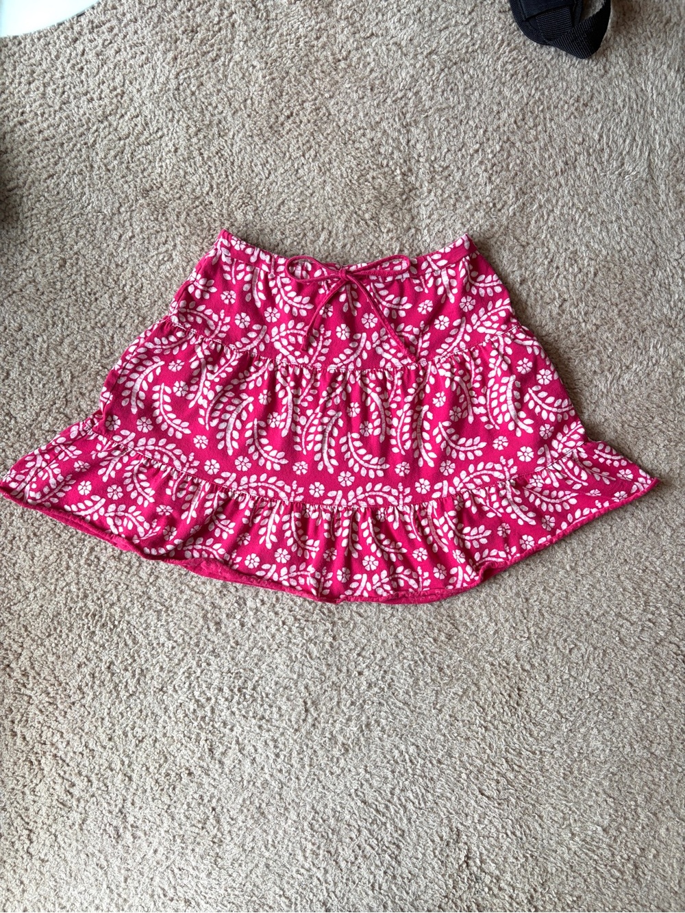 Adorable Y2K Pink GAP Cotton Floral Skirt